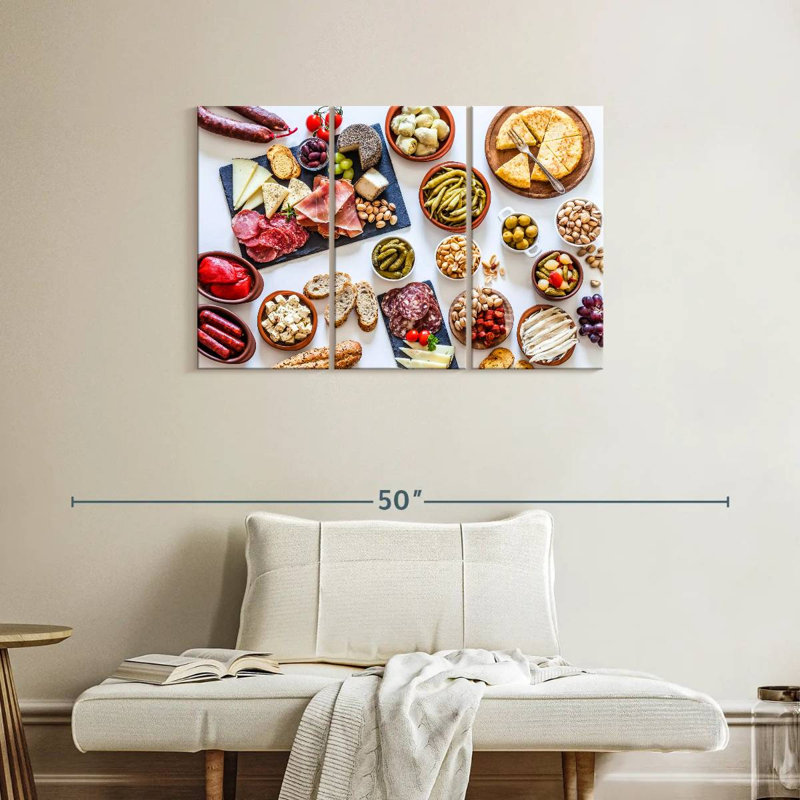 Yarlin Spanish Style Tapas, 24" H x 38" W