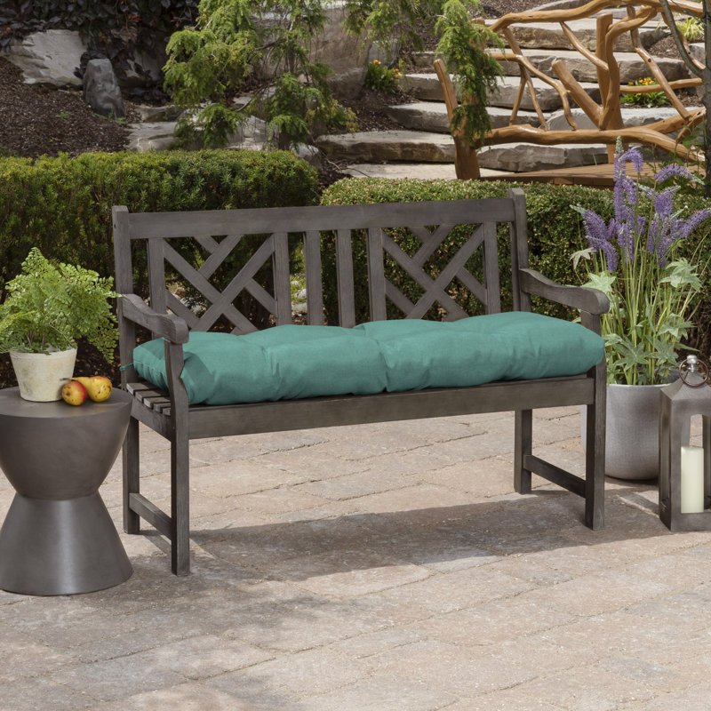 ARDEN Outdoor Chaise Lounge Cushion, Light Green