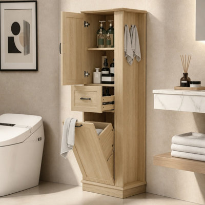 Freestanding Linen Cabinet