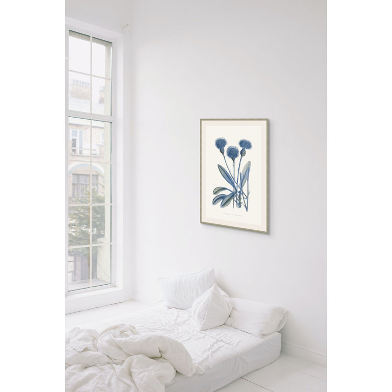 Bouquet Blue 1 Print by Studio L57 Nouvelle, 17.75" H x 13.75" W