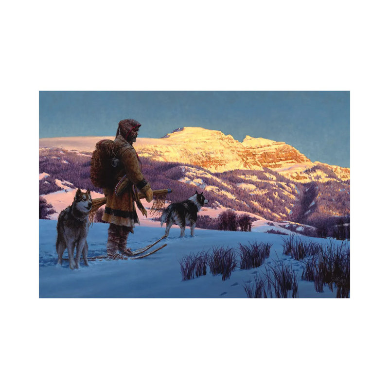 Quest For Winter Plews by Joe Velazquez - Wrapped Canvas Print, 152.5 cm H x 101.5 cm W