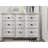 Rustic 47.2'' Distressed Wood Console Table With Floral Carved Drawers-1974511795