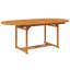 Mcsherry 4 - Person Acacia Patio Dining Set with Oval Table