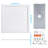 Tessera 2x2 ft LED Flat Panel Light, 0-10V Dimmable Commercial Ceiling Light for Office, Daylight-117223705