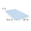 Surmatelas en mousse à mémoire de forme hypoallergénique et infusée de gel 3 po Addilynn-425460668