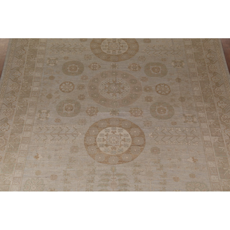 Vegetable Dye Oushak Turkish Large Rug 10