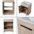 Authneil 24" Freestanding Bathroom Vanity with Sink, Floor Standing Vanity With 2 Doors and Ceramic Basin Sink Top-1729912050-1729912051