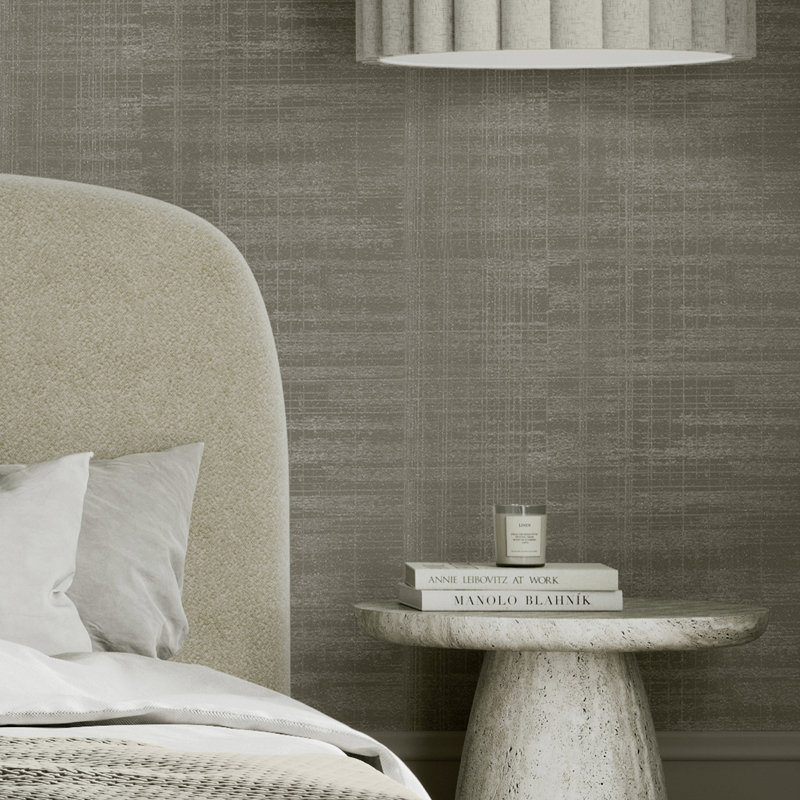 Boutique Lamont Weave Wallpaper, Shadow