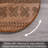 CounterArt Tribal Pattern Wood Lazy Susan Turntable