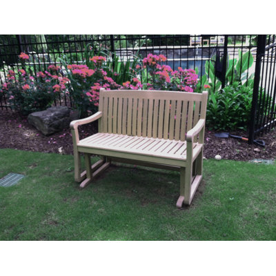 Solid Wood Teak Outdoor Bench