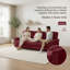Canapé contemporain en tissu Snowfleece