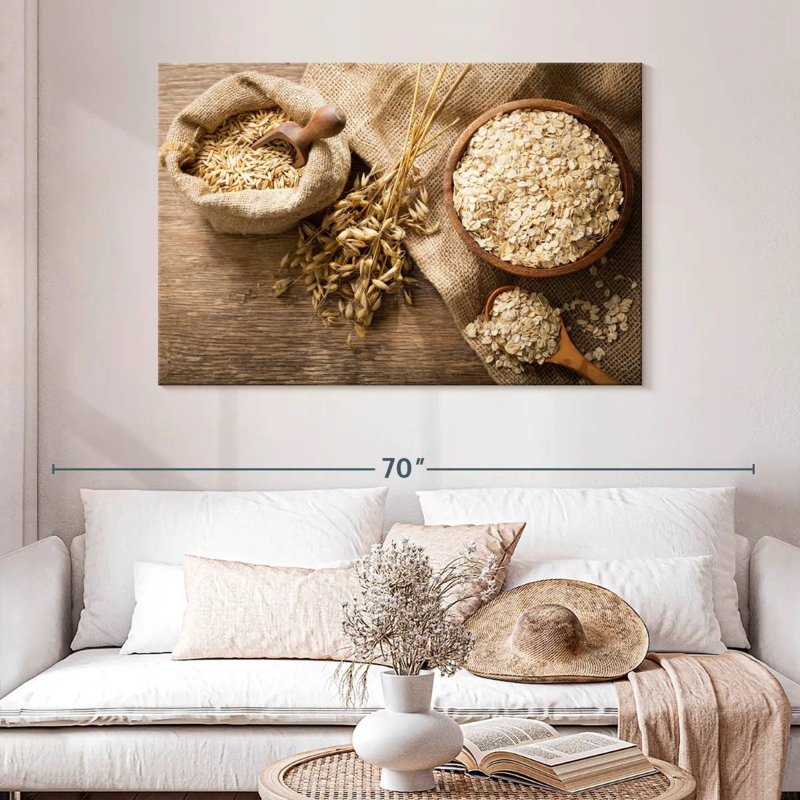 Harnek Oat Produce, 32" H x 48" W
