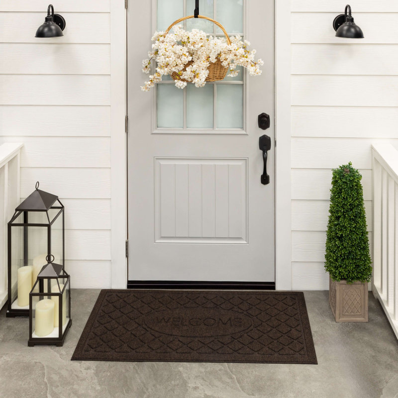 Tapis de porte Welcome Impressions, Brun