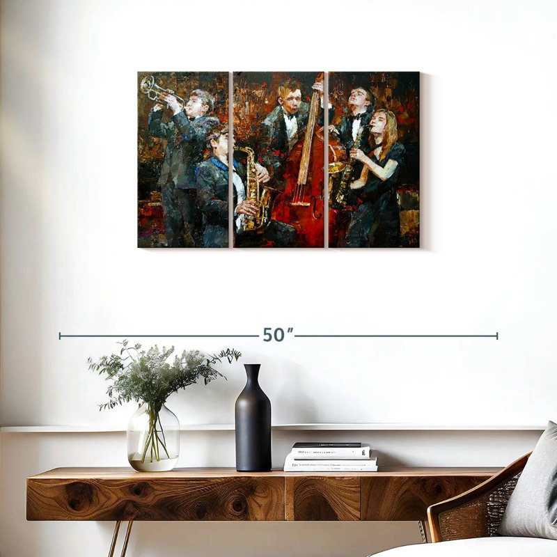 Abarca Musicians, 20" H x 33" W