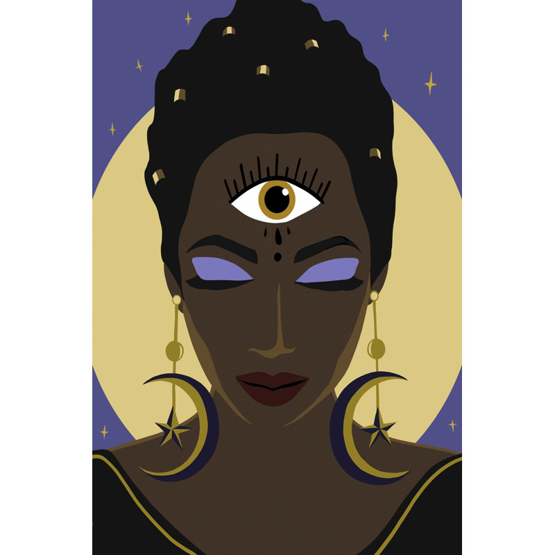L'intuition de la femme I, H 12 po x l 8 po