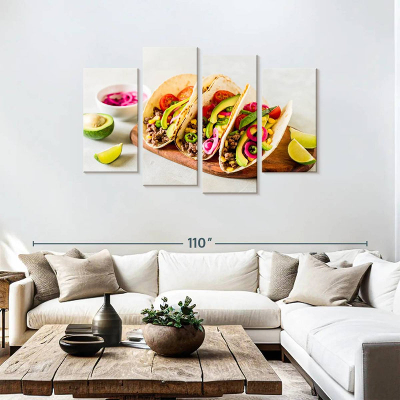 Tacos frais Yarlin, H 48 po x l 75 po
