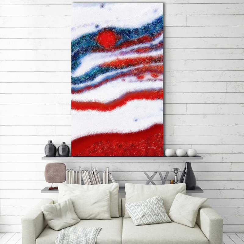 «Isaiah 43: 2 I Will Be With You (Vertical)» par Mark Lawrence - impression, H 30 po x l 18 po x P 1 po, Toile tendue