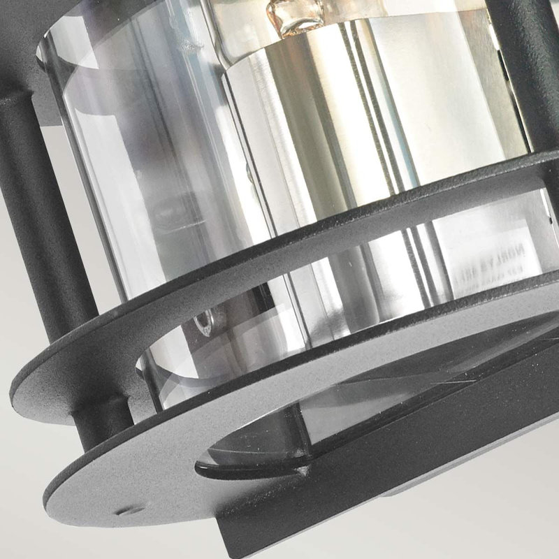 Ullmann Outdoor Bulkhead Light, Clear Black, 60W E27