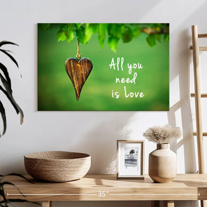 Tergel Nature All You Need Is Love, H 16 po x l 24 po