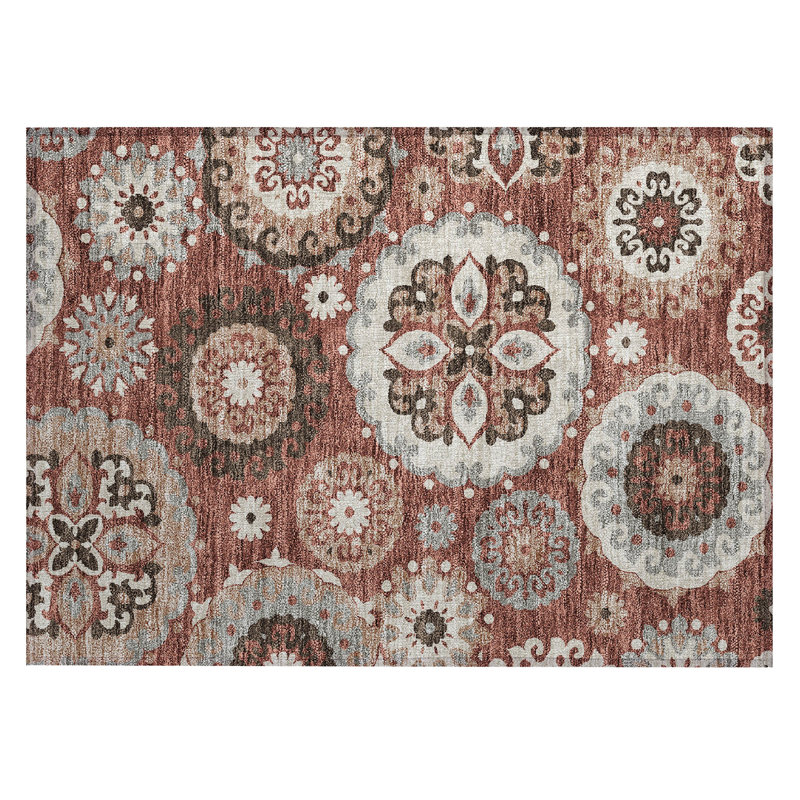  Ferrand Non-Slip Indoor / Outdoor Door Mat, Rectangle 1'8" x 2'6"