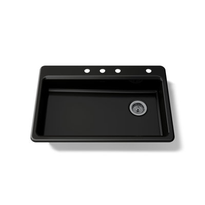 Riverby 33" L x 22" W Top Mount Single Bowl Kitchen Sink