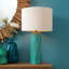 Lampe de table bleue 32 po Ludvig