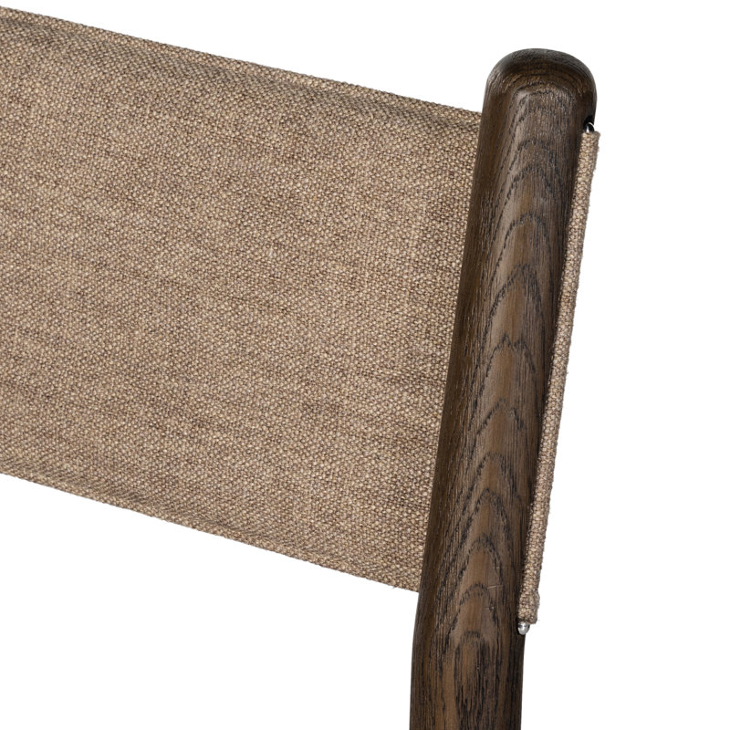 Morena Upholstered Dining Chair, Alcala Fawn Polyester Blend