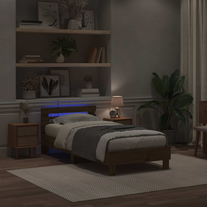Bed Frame, Artisan Oak