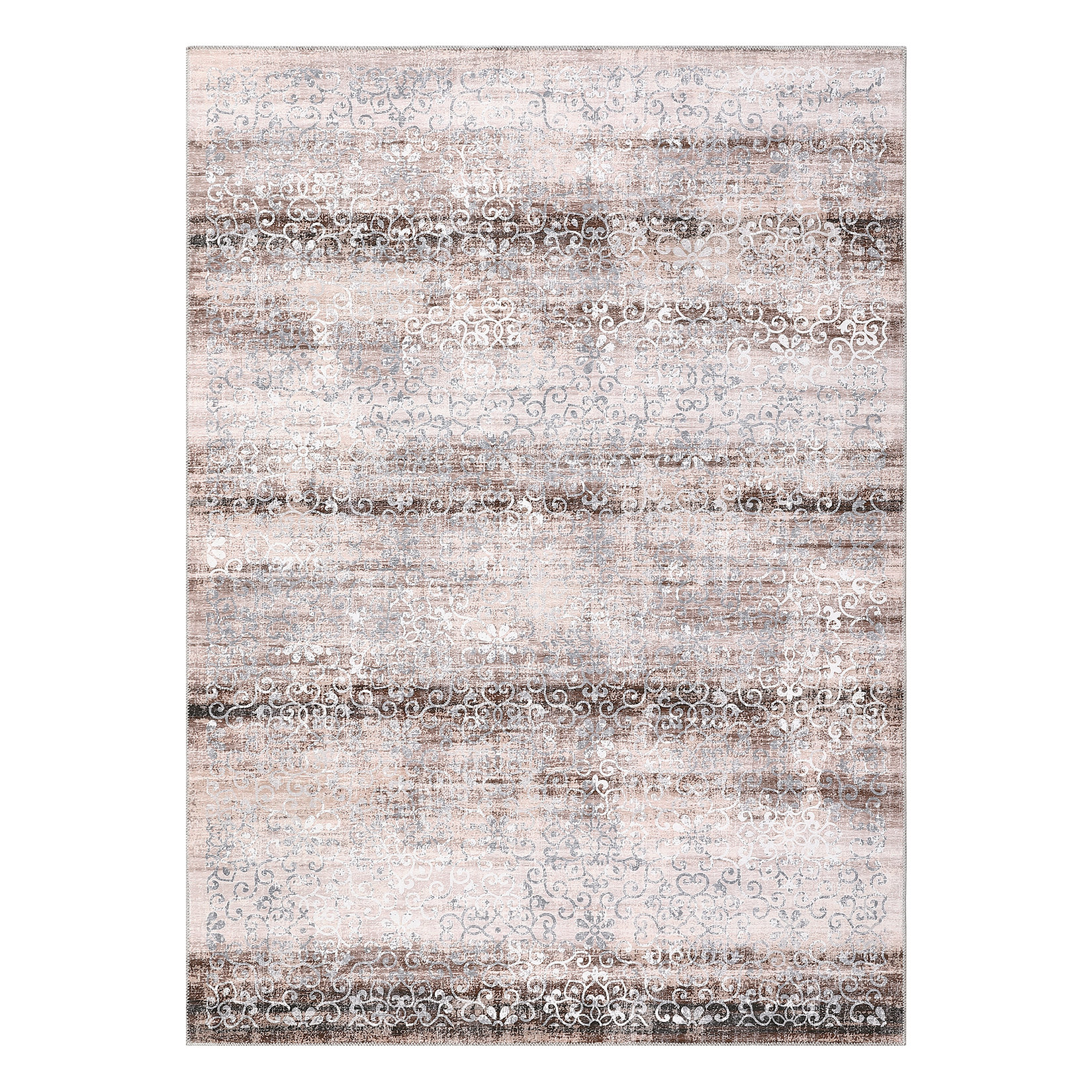 Machine Rug Backing Williston Forge Machine Washable Rugs Ombre Design Non-Slip Low Pile ...