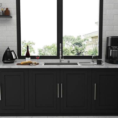 33X22 Inch Stainless Steel Sink: 16 Gauge, Rust-, With Pack Clips Kitchen Deep Basin, Noise Reduction