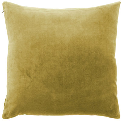 Decorative 100% Velvet Cotton Pillow Cover with Zipper, Set of 2