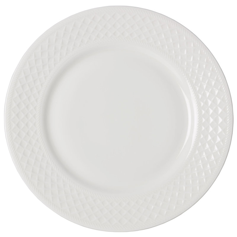 Service de table léger en porcelaine os 12 pièces Patterson, service pour 4 Patterson