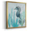 Toile encadrée de qualité supérieure Seahorse II - prête à être accrochée-229427967-229427964