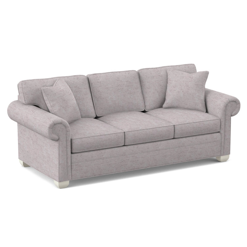 Main Street Upholstered 85'' Sleeper Sofa, Nadia Linen, Wrenn