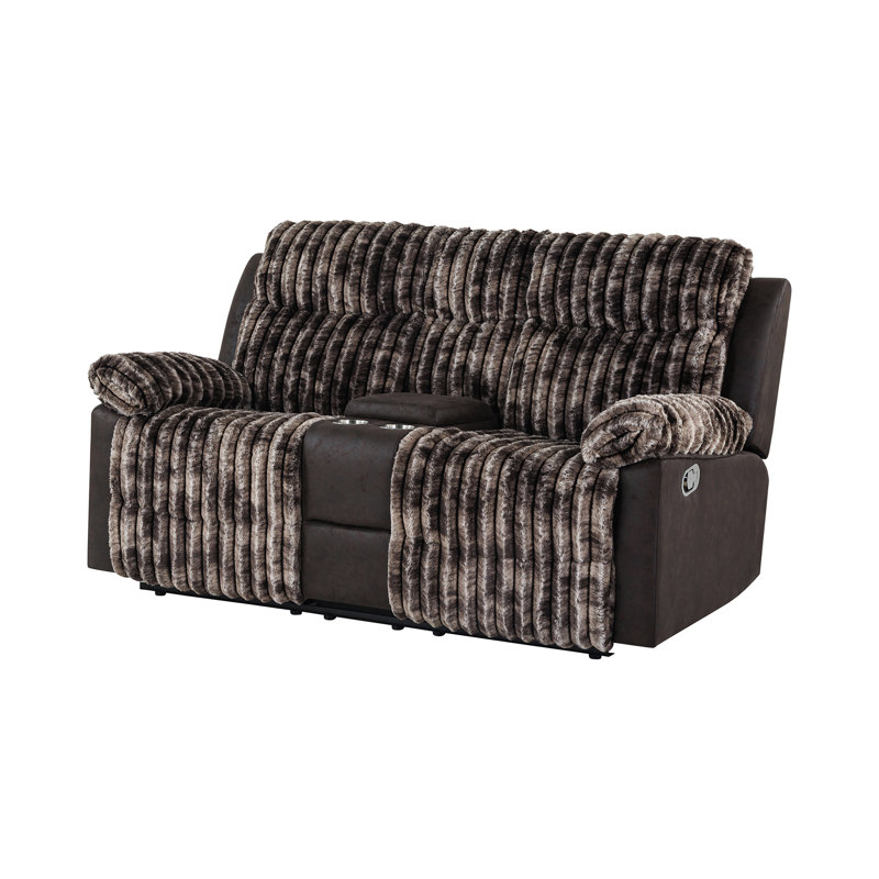 Causeuse inclinable brune, Brun