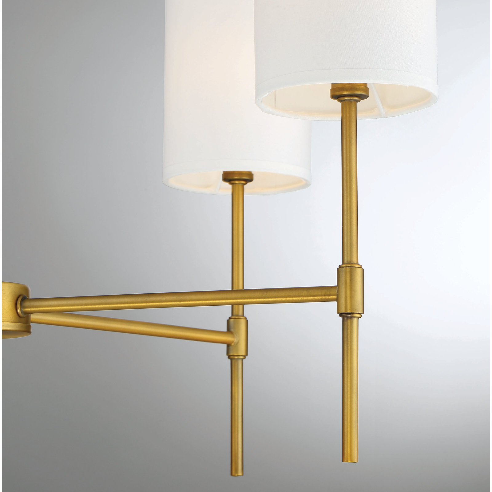 Millie 5 - Light Dimmable Chandelier, Natural Brass