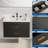 24 Inch Bathroom Vanity with Sink, Floating Wall Mounted Bathroom Storage Cabinet with 2 Soft-Close Drawers & Gold Handles, Modern Vanity Cabinet, Easy to Assemble, Black Sink Vanity Combo Set-1281400948-1281400949