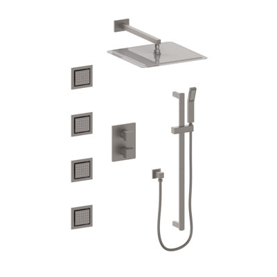 Complete Shower System with Rough-in Valve
