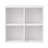 Modern 4 Cube Storage Organizer Bookcase with Open Shelves, Stackable Cubby & Compact Display Shelf for Living Room, Bedroom, Kids Room, or Home Office – White-124323848