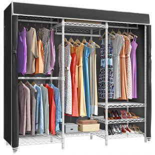 Simplify Black Portable Closet (36 in. W x 63 in. H)