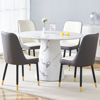 Nerita Circular 45 L x 45 W Dining Set