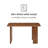 Folkes 56" Rectangular Solid Wood Writing Desk-326817569