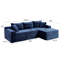 Canapé modulaire en nuage 106,3 pouces avec méridienne en forme de L, canapé rembourré minimaliste moderne pour le salon, siège profond, aucun assemblage requis-1018511394-1018511395-1018511397