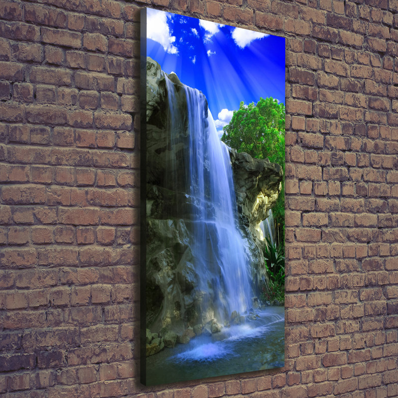 Waterfall - Wrapped Canvas Print