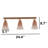 3 Lİghts Adjustable Head Wooden Base Glass Cap Semi Flush Mount-407791663