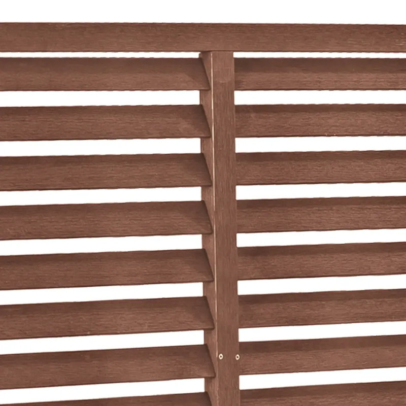 Hanspeter 180cm H x 180cm W Fence Panels, Brown