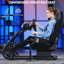 Anman Adjustable Reclining Ergonomic PC & Racing Game Chair in Black, Not Include Steering wheel & Wheels & Pedals and Shifter Handbrake