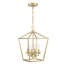 Lustre géométrique à 4 lumières Duward-1232196162