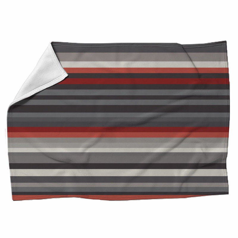 Machine Printed Throw Blanket, 68" W x 80" L