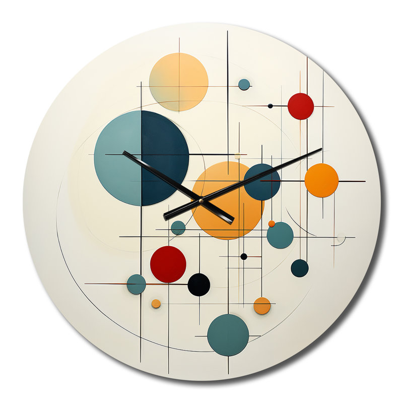 Horloge murale en métal Distant Galaxies, Moyenne